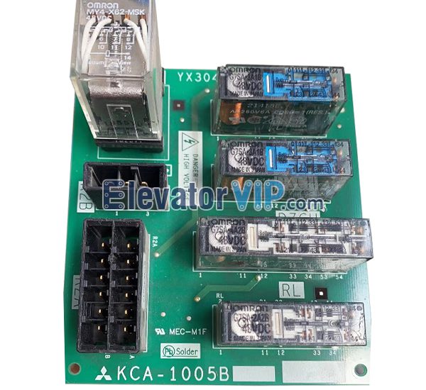 Mitsubishi Elevator Relay Board, KCA-1005B, KCA-1005A, KCA-1009A, YX304B537