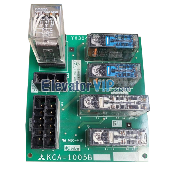 Mitsubishi Elevator Relay Board, KCA-1005B, KCA-1005A, KCA-1009A, YX304B537