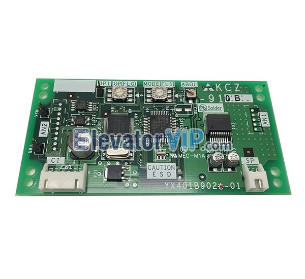 Mitsubishi Elevator Voice Announcement System Board, Mitsubishi Lift Voice Station Board, YX401B062A-01, KCZ-910A, KCZ-910B, YX401B902-01