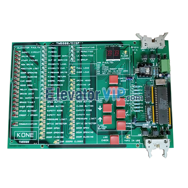 KONE Elevator PCB, KONE TMS600 DISP Board, KM505433G01, KM505430H04, 505433G01