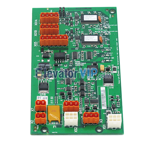 KONE Elevator LCEGTWO Board, KONE Elevator Hoistway Network Power Supply PCB, KM802870G01, KM802870G02, KM802870G03, 802873H03, 50027065H04, KM50027064G01, KM50027064G02, KM50027064G02G03, LCEGTWO2 Board