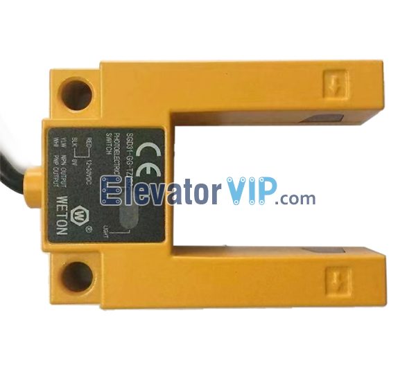 WETON Elevator Photoelectric Switch, WETON Elevator Leveling Sensor, U-shaped Elevator Leveling Sensor, SGD31-GG-TZ2B2