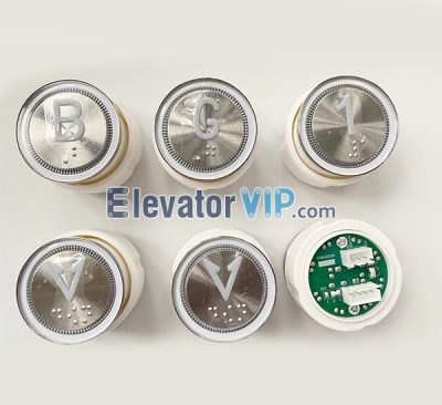 BST Elevator Push Button, Elevator Push Button Braille, Y0910233B, Y0910233A