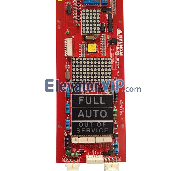 Hyundai Elevator Display Board, Hyundai Elevator Indicator PCB, HIPD-CAN, HIP-CMO, 262C193