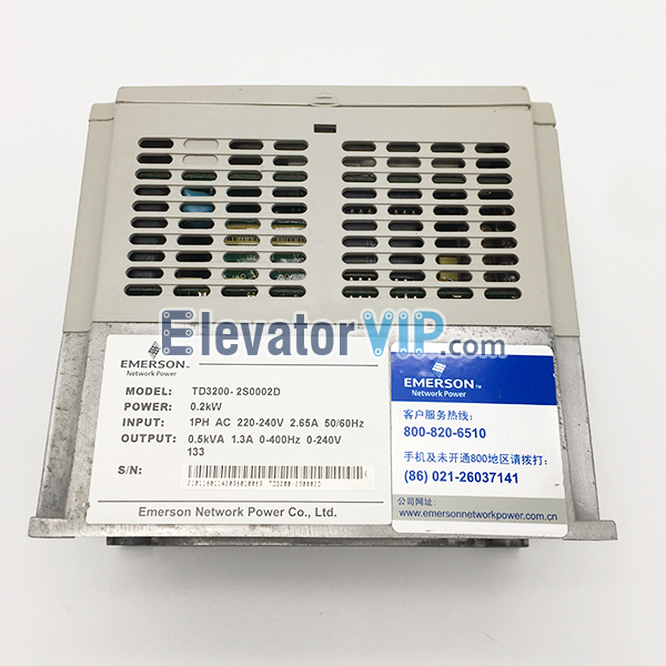 Emerson Elevator Door Drive, Emerson Elevator Door Inverter, Enydrive Lift Door Controller, Emerson TD3200 Drive, TD3200-2S0002D, TD3200-2S0004D