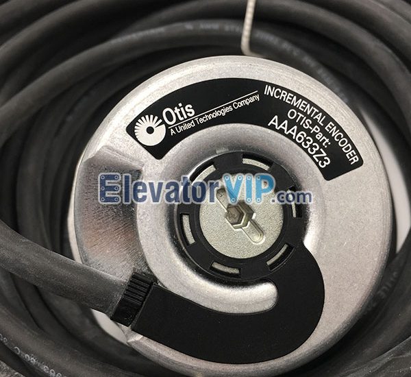 OTIS GEN2 Elevator Incremental Encoder, OTIS GEN2 Elevator Rotary Encoder, OTIS Elevator Encoder with Cable, ERN 461 3600 56S15-4G, AAA633Z1, AAA633Z3, AAA633Z2, AAA633Z4, AAA633Z21