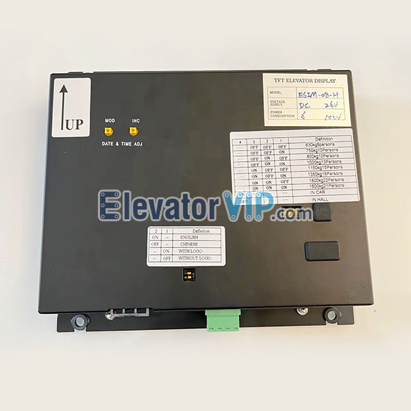 SJEC Elevator TFT Display, SJEC Elevator TFT Indicator, ESIM-08-H