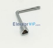 Elevator Door Triangular Release Key, Elevator Door Triangle Bolt, Otis Elevator Door Triangular Key, KONE Elevator Emergency Door Triangular Lock Key, Schindler Elevator Door Triangular Lock, Hitachi Lift Door Triangular Release Key