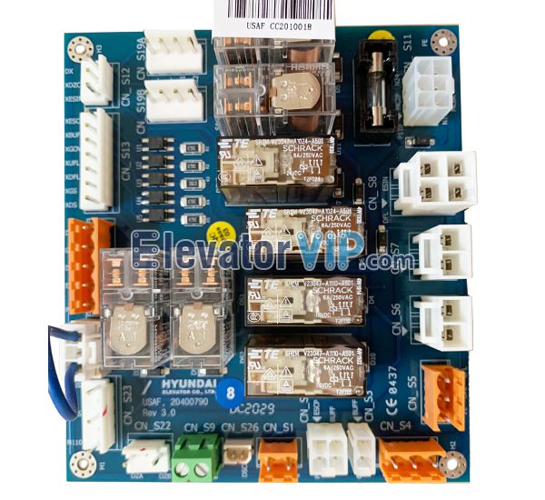 Hyundai Elevator Safety Circuit PCB, USAF 20400790