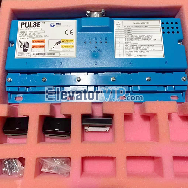 OTIS GEN2 Elevator Steel Belt Detector, OTIS Elevator Steel Belt Monitor Blue Box, PULSE Lift Steel Belt Monitoring System, ABE21700X1, ABE21700X2, ABE21700X8