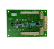 Mitsubishi Elevator Cabin Push Button Command Extension Board, LHS-270A, P235709B000G01