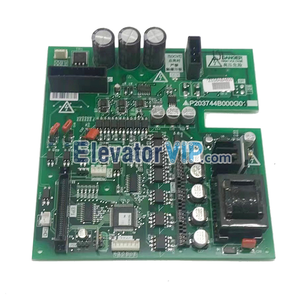 Mitsubishi Elevator Driver Board, P203744B000G01, P203744B000G03, Mitsubishi Elevator E1 PCB