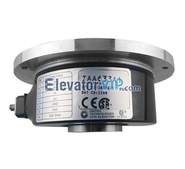 Otis Elevator Rotary Encoder, TAA633A1, 88-Z-304, ZARDOYA Encoder