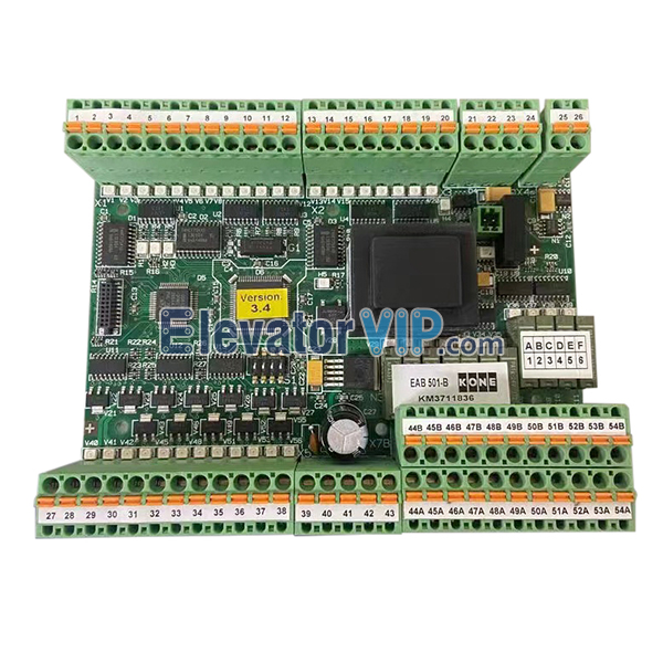 KONE Escalator Board, KONE EAB 501-B PCB, KM3711836, KM3711815