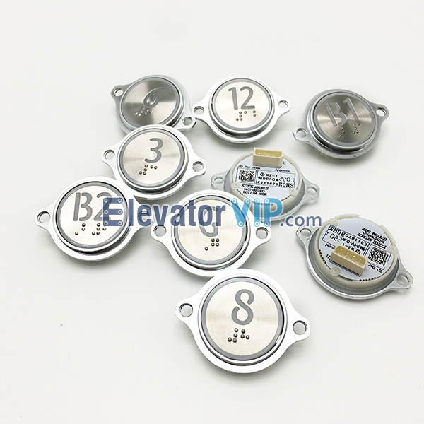 KONE Elevator Push Button, KONE Round Ring Push Button, KM51071091H03, KM853343H04, KDS50, KDS220, KDS300, KDS330
