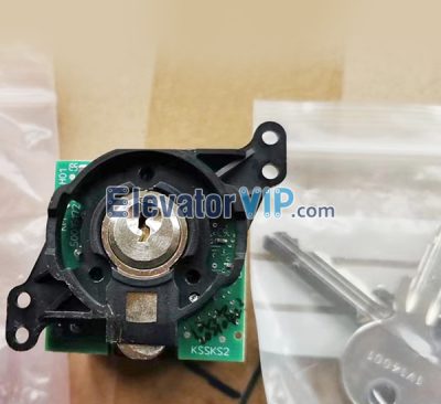 KONE Elevator Key Switch, KONE Elevator KSS COP Switch, KSSKS2 Switch, KM804250G10, KM50015172H01