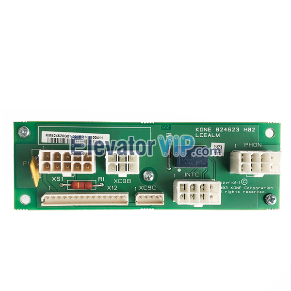 KONE Elevator LCEALM Board, KONE KCEFCB PCB, KM824620G01, KM824623H02