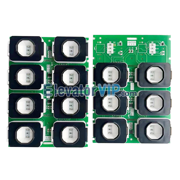 Mitsubishi Elevator Cabin Push Button Board, LHB-058A G18, LHB-058A G16, YE602B119A-01