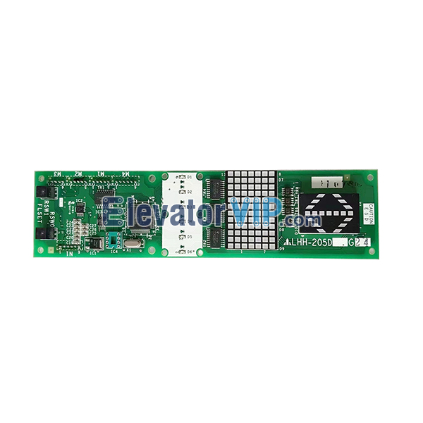 Mitsubishi GPS-3 Elevator LOP Indicator Board, Mitsubishi Elevator LOP Display PCB, LHH-205D-G24, LHH-205D-G21, LHH-205D-G14, LHH-205D-G11