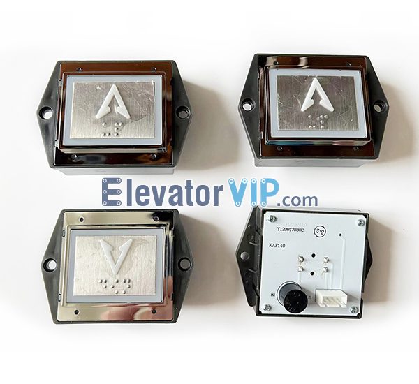 KAF140 Elevator Push Button, BST Square Push Button, BST Rounded Push Button, Y1209170302, Y1209170304, Y1305210102, PB220 Push Button