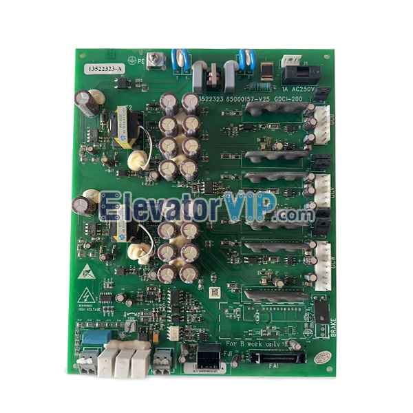 Hitachi Elevator MCA Drive Board, 13522323-A, 65000157-V25, GDCI-200