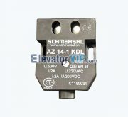 Elevator Car Door Contact, Schmersal Door Contact, AZ14-1-KDL, FAA5393A2, FO2215ZA195