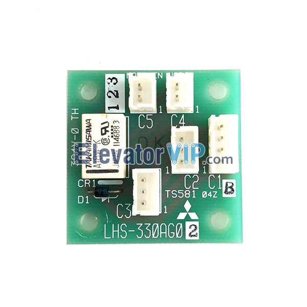 Mitsubishi Elevator Alarm Bell Button Adapter Board, LHS-330AG02