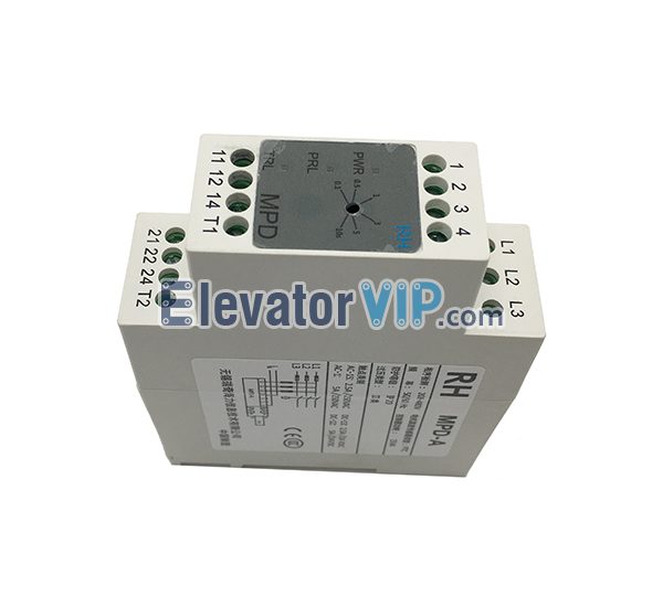 Thyssenkrupp Escalator Motor Protect Device, Thyssenkrupp Escalator Monitoring Relay Contactor, MPD-C, MPD-A, 8800300266