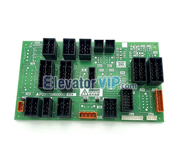 Mitsubishi Elevator Door Interface Board, P231708B000G14, P231708B000G01, P231708B000G03, P231708B000G04