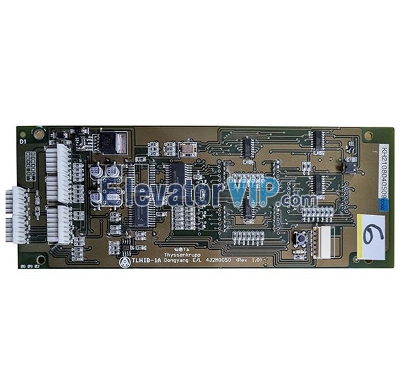 Thyssenkrupp Elevator LOP Indicator Board, Thyssenkrupp Elevator HOP Display PCB, TLHIB-1A, 4J2M0050, KH2108050189, TLHIB-8A