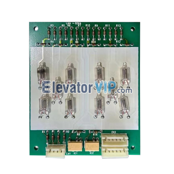Mitsubishi GPS-3 Elevator Door Display Board, Mitsubishi Elevator Door Head Indicator PCB, LHA-026A, LHA-025A