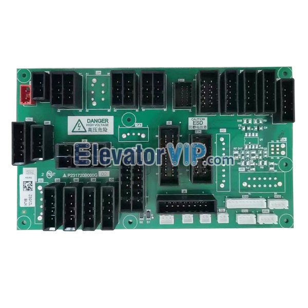 Mitsubishi Elevator W1 Interface Board, P231720B000G01, P231720B000G02, P231720B000G11, P231720B000G12