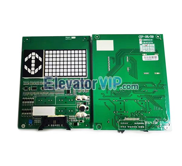 Hitachi Elevator Car Display Board, Hitachi Elevator Indicator PCB, CIP-28/29, C0089218-B, C0102379