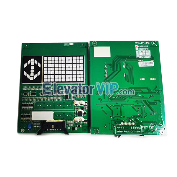 Hitachi Elevator Car Display Board, Hitachi Elevator Indicator PCB, CIP-28/29, C0089218-B, C0102379