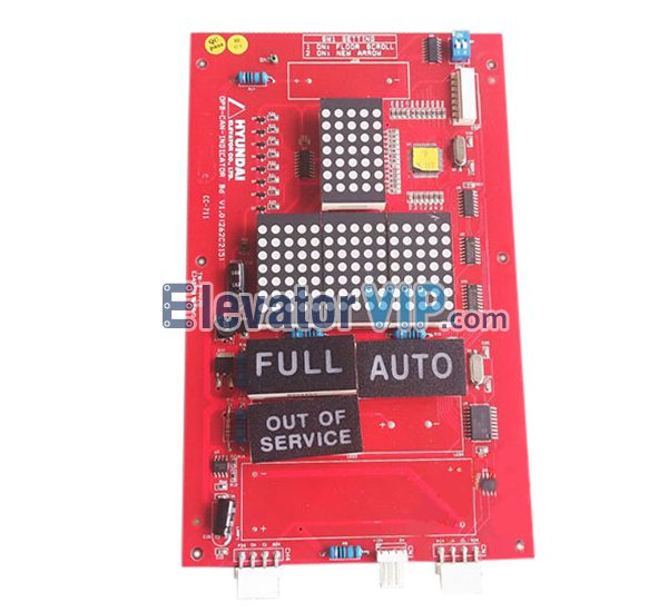 Hyundai Elevator Indicator Board, OPB-CAN-INDICATOR, Hyundai Lift Display PCB