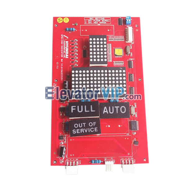 Hyundai Elevator Indicator Board, OPB-CAN-INDICATOR, Hyundai Lift Display PCB