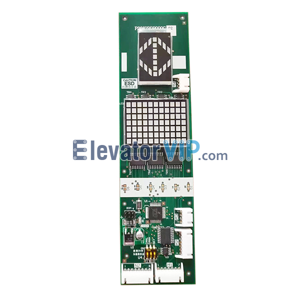 Mitsubishi Elevator HOP Display Board, Mitsubishi Elevator LOP LCD Display PCB, P366720B000G02, P366720B000G01, P366720B000G12, P366720B000G11