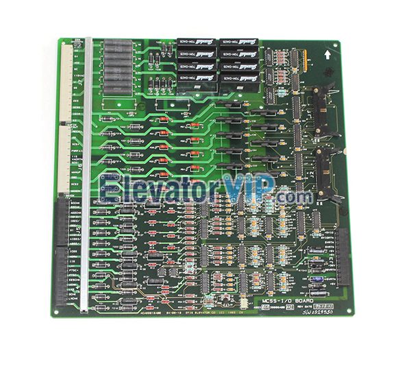 Otis Elevator E411 PCB, Otis Elevator MCSS-I/O Board, ACA26800ABB002, ABA26800ABB002