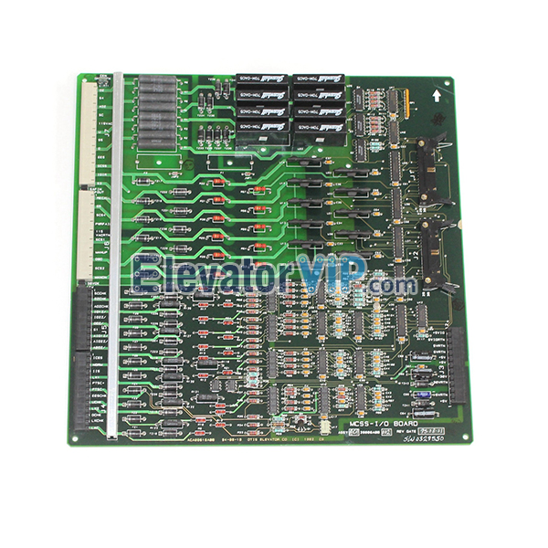 Otis Elevator E411 PCB, Otis Elevator MCSS-I/O Board, ACA26800ABB002, ABA26800ABB002