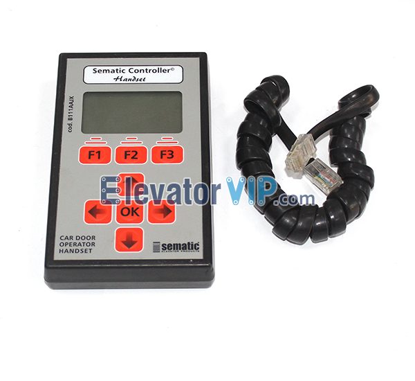 Sematic Elevator Car Door Operator Handset, Sematic Controller Handset, B157ABBX05-E Controller Service Tool, B111AAJX