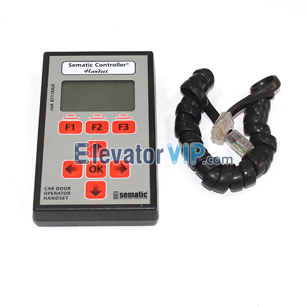Sematic Elevator Car Door Operator Handset, Sematic Controller Handset, B157ABBX05-E Controller Service Tool, B111AAJX