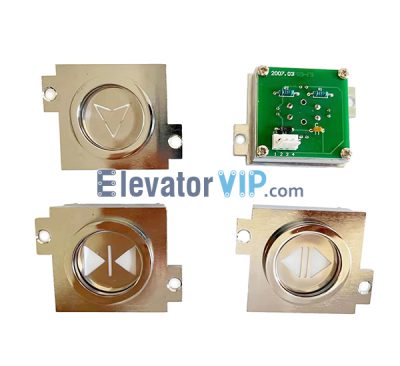 10PCS OEM Elevator Push Button A4J13868 A4N13869 – DC24V Blue Light, Unbranded
