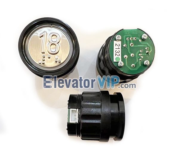 5400 Elevator Push Button, D2B-LBFA, HAZT-0508