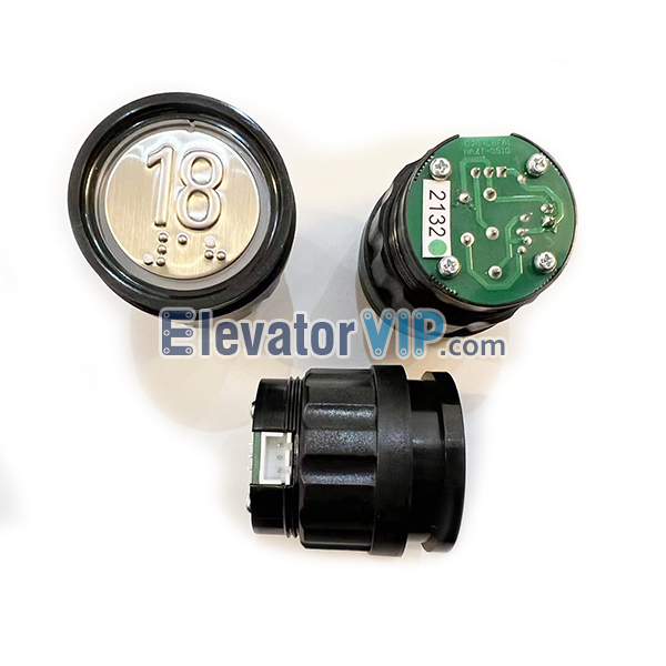 5400 Elevator Push Button, D2B-LBFA, HAZT-0508