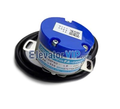 Mitsubishi Elevator Rotary Encoder, TS5246N556, X65AC-31, 48-8192P60-L6-12V, Tamagawa Elevator Encoder