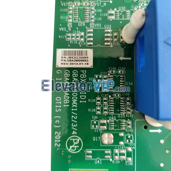 Otis Elevator PBX_BIDI Drive Board, GBA26800MX3, GBA610ADB1