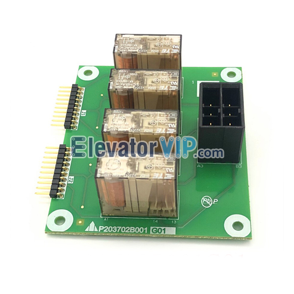 Mitsubishi Elevator Relay Board, P203702B001G01