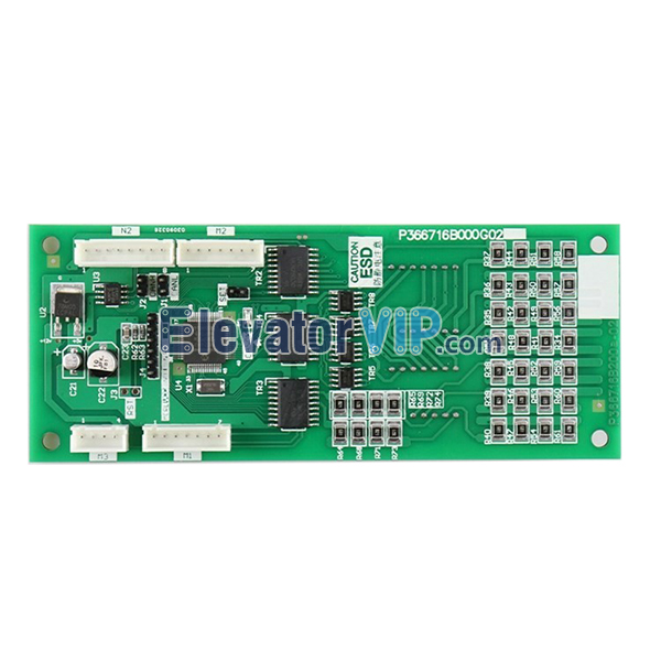 Mitsubishi Elevator COP Display Board, Mitsubishi Elevator LOP Indicator PCB, P366716B000G02, P366716B000G52, P366716B000G01, P366716B000G32, P366716B000G102, P366716B000G106