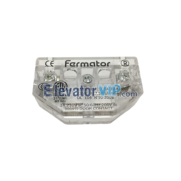 Thyssenkrupp Elevator Landing Door Lock Switch, Elevator Door Contact, Fermator Door Contact, 000419, 005546