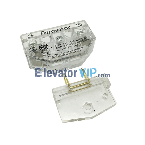 Thyssenkrupp Elevator Landing Door Lock Switch, Elevator Door Contact, Fermator Door Contact, 000419, 005546